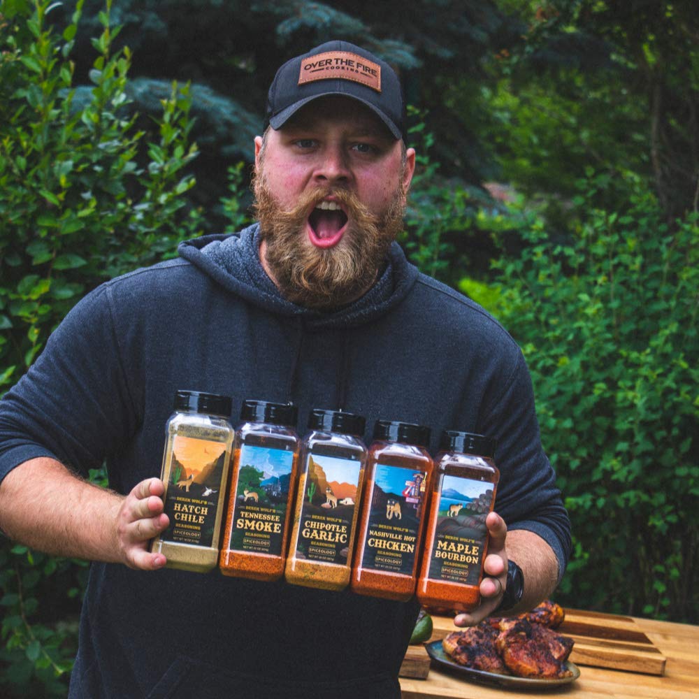 Spiceology & Derek Wolf - Chipotle Garlic Seasoning - Southwest Barbeque Rubs, Seasonings and Spice Blends - Use On: Pork, Wings, Eggs, Chicken, Beef