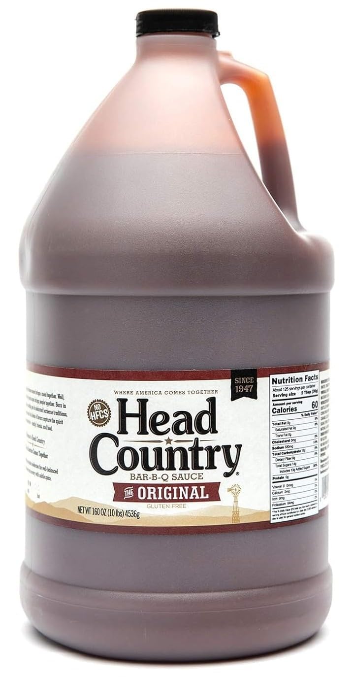 Head Country Bar-B-Q Sauce, Original, 160 Ounce
