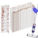 Disposable Mopping Pad Refills for PowerMop Multi-Surface,Wood Mopping Pad Refills for Floor Cleaning, 20 Count (20 Packs)