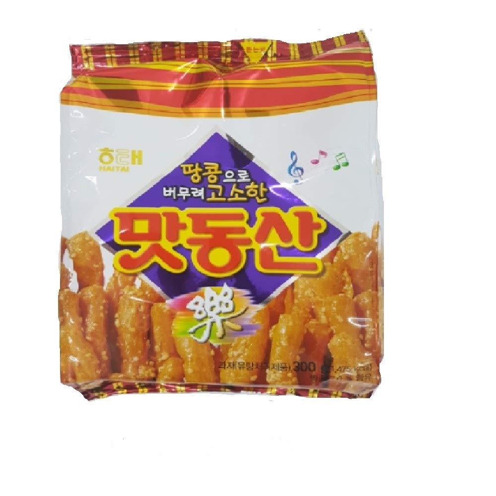 Haitai Matdongsan Peanut Crunch Snack, 10.58 Oz