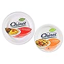 Chinet Classic Bundle - 60 Paper Bowls and 60 Paper Disposable Plates Combo - Classic White 16 Oz Bowls and All Occasion 8 3/4 Inch Classic White