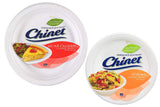 Chinet Classic Bundle - 60 Paper Bowls and 60 Paper Disposable Plates Combo - Classic White 16 Oz Bowls and All Occasion 8 3/4 Inch Classic White