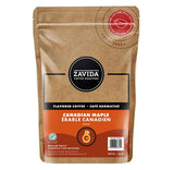 Zavida Canadian Maple, Medium Roast, Premium Whole Bean Coffee, 907g/2 lbs. Bag (Imported from Canada)