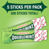 Wrigleys Doublemint Chewing Gum 5 Stick Packs 40 count (Pack of 2)
