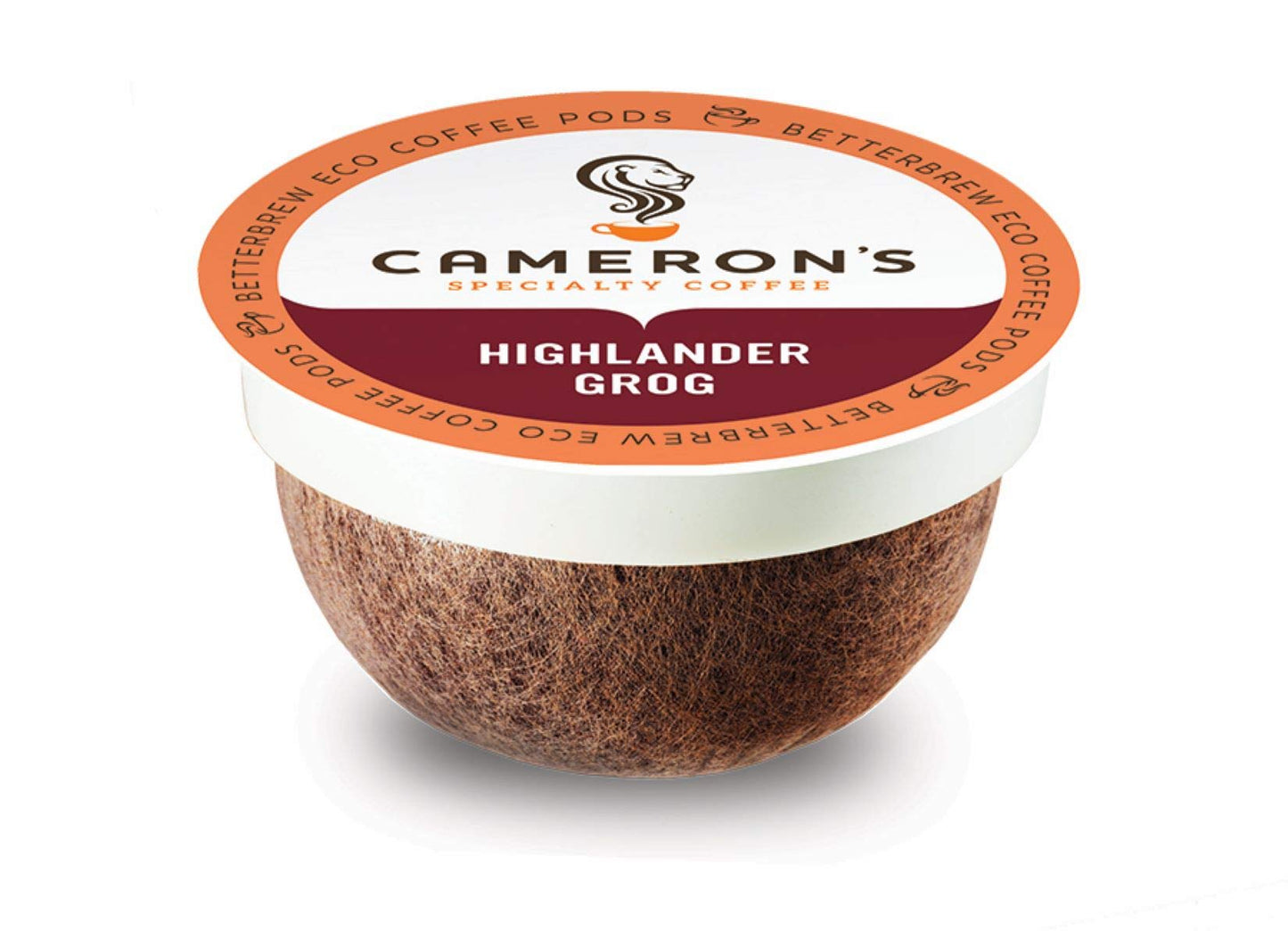 Cameron's Coffee Single Serve Pods, Flavored, Highlander Grog, 18 Count (Pack of 1)