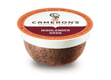 Cameron's Coffee Single Serve Pods, Flavored, Highlander Grog, 18 Count (Pack of 1)