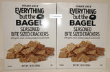 Trader Joes Everything but the Bagel Seasoned Bite Sized Crackers 10oz 283g (Two Boxes), Pack of 2
