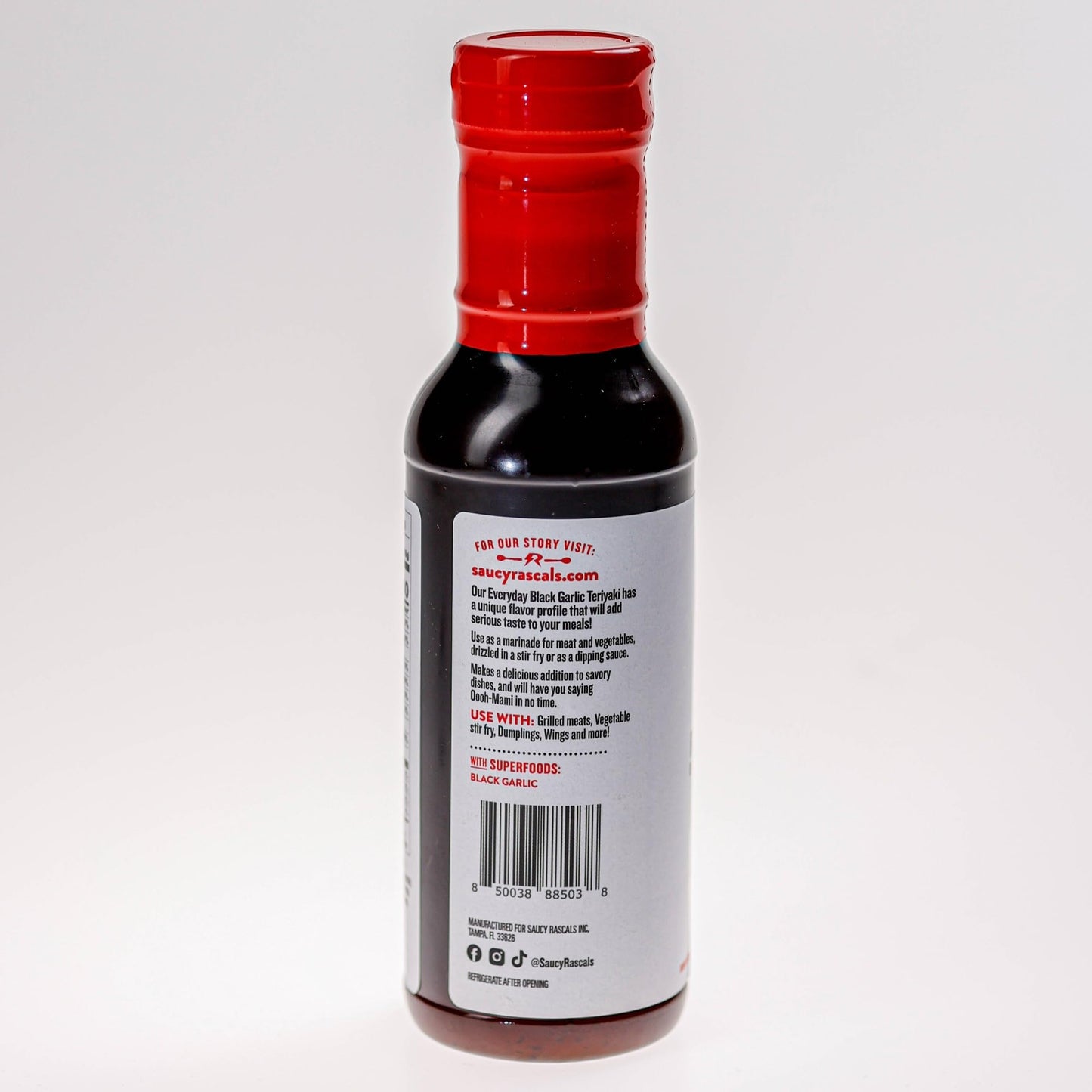Saucy Rascals Black Garlic Teriyaki (15oz) (1)