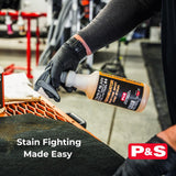 P & S PROFESSIONAL DETAIL PRODUCTS Terminator Enzyme Spot & Stain Remover - Professional Upholstery & Carpet Cleaner, Eliminates Grease, Dirt