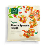 365 by Whole Foods Market, Organic Ricotta Spinach Ravioli, 22 Ounce, (Frozen)
