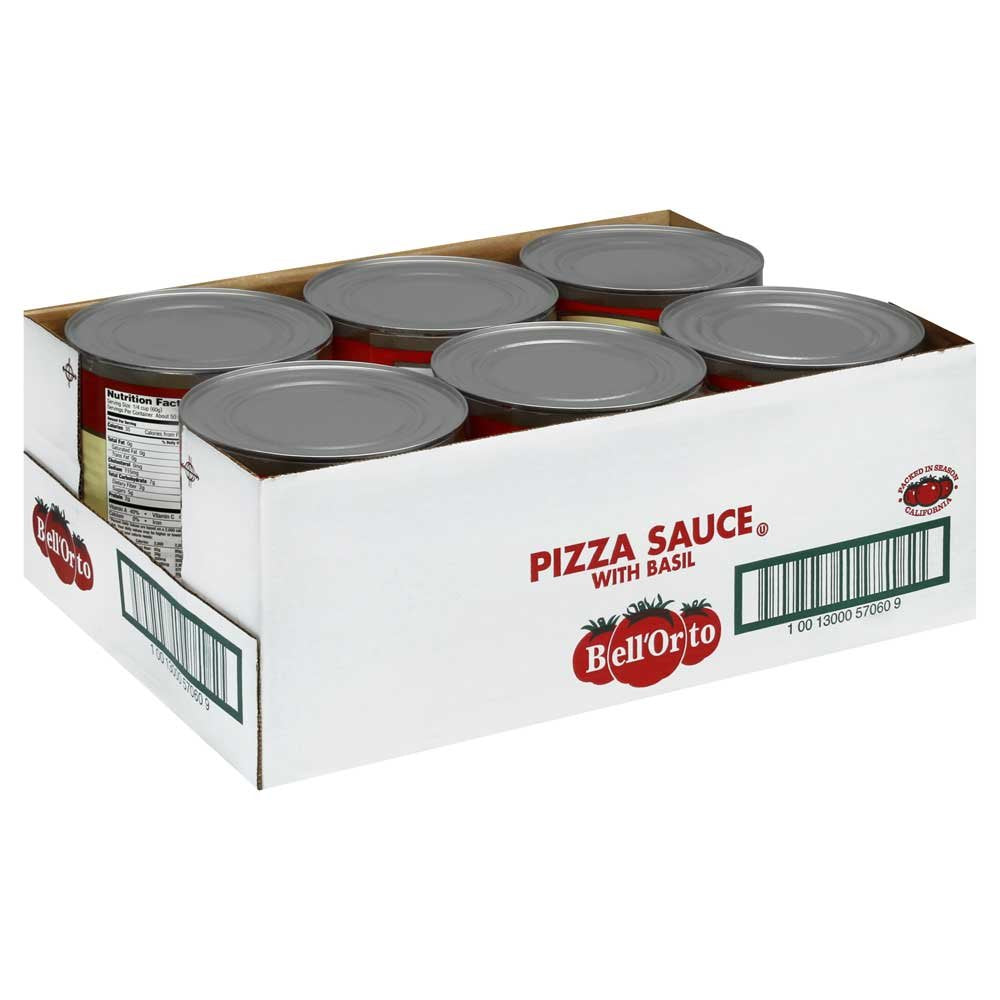 Bell Sauce Pizza W/Basil No. 10 Can -- 6 Per Case