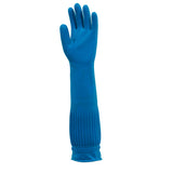 ETERNA Gloves Extra Long, Gloves for Laundry, Kitchen and Household Cleaning, Brush Effect on Fingers, Longer Lenght with Expandable Sleeve, Size M