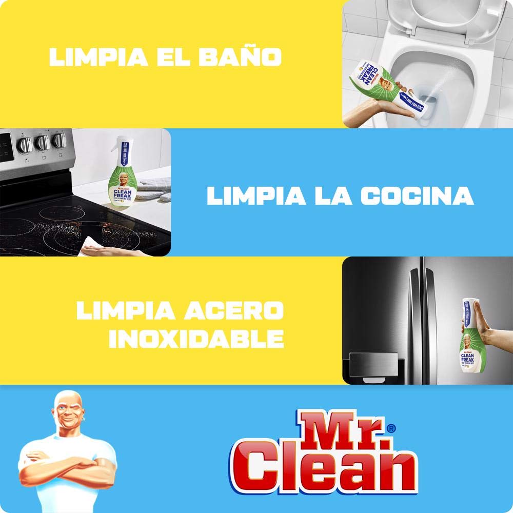 Mr. Clean Clean Freak Deep Cleaning Mist Multi-Surface Spray, Gain Original, 16 Oz Spray Bottle