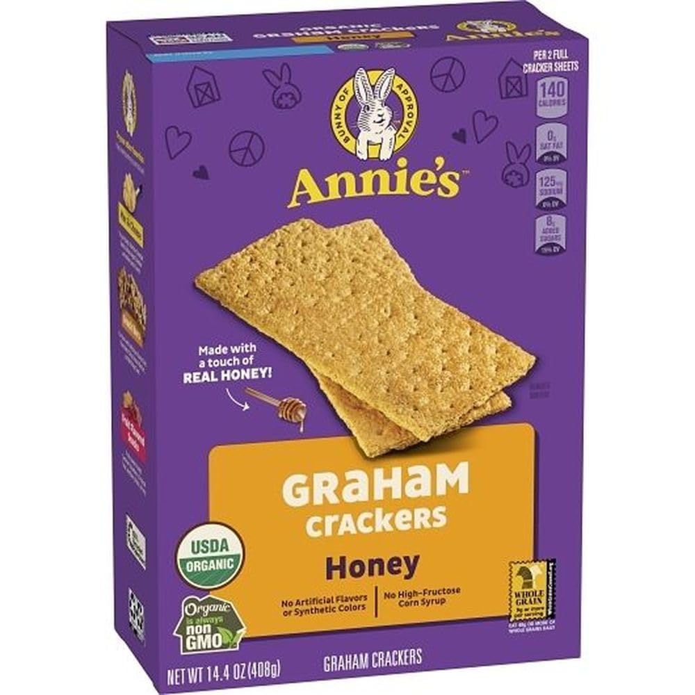 Annies Homegrown Organic Honey Graham Cracker, 14.4 Ounce - 12 per case