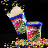 NIMS Crispy Choco Tub - Mixed Milk Chocolate & Crunchy Snack, Sweet Party Treat, Multi-Flavor Treat, 8.82 oz (250 gm), pack of 4 (Mini Rainbow Crunch)