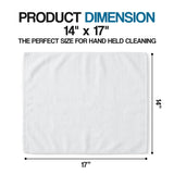 Avalon Towels Bar Towels (Pack of 60) Size 14x17 Inches - 100% Cotton, Absorbent and Reusable Cleaning Rags, Multipurpose Cleaning Towels, Terry Cloth