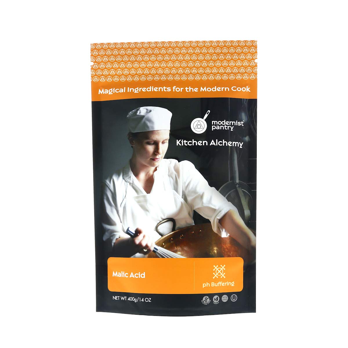 Pure Malic Acid ? Non-GMO Gluten-Free Vegan OU Kosher Certified - 400g/14oz