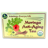 Moringa Energy Life Moringa Anti-Aging Tea Bags, Ayurveda's Herbal (Keto, Detox, Paleo, Vitamin & Minerals Booster, Vegan, Gluten-Free, Non-GMO