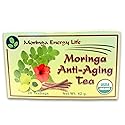 Moringa Energy Life Moringa Anti-Aging Tea Bags, Ayurveda's Herbal (Keto, Detox, Paleo, Vitamin & Minerals Booster, Vegan, Gluten-Free, Non-GMO