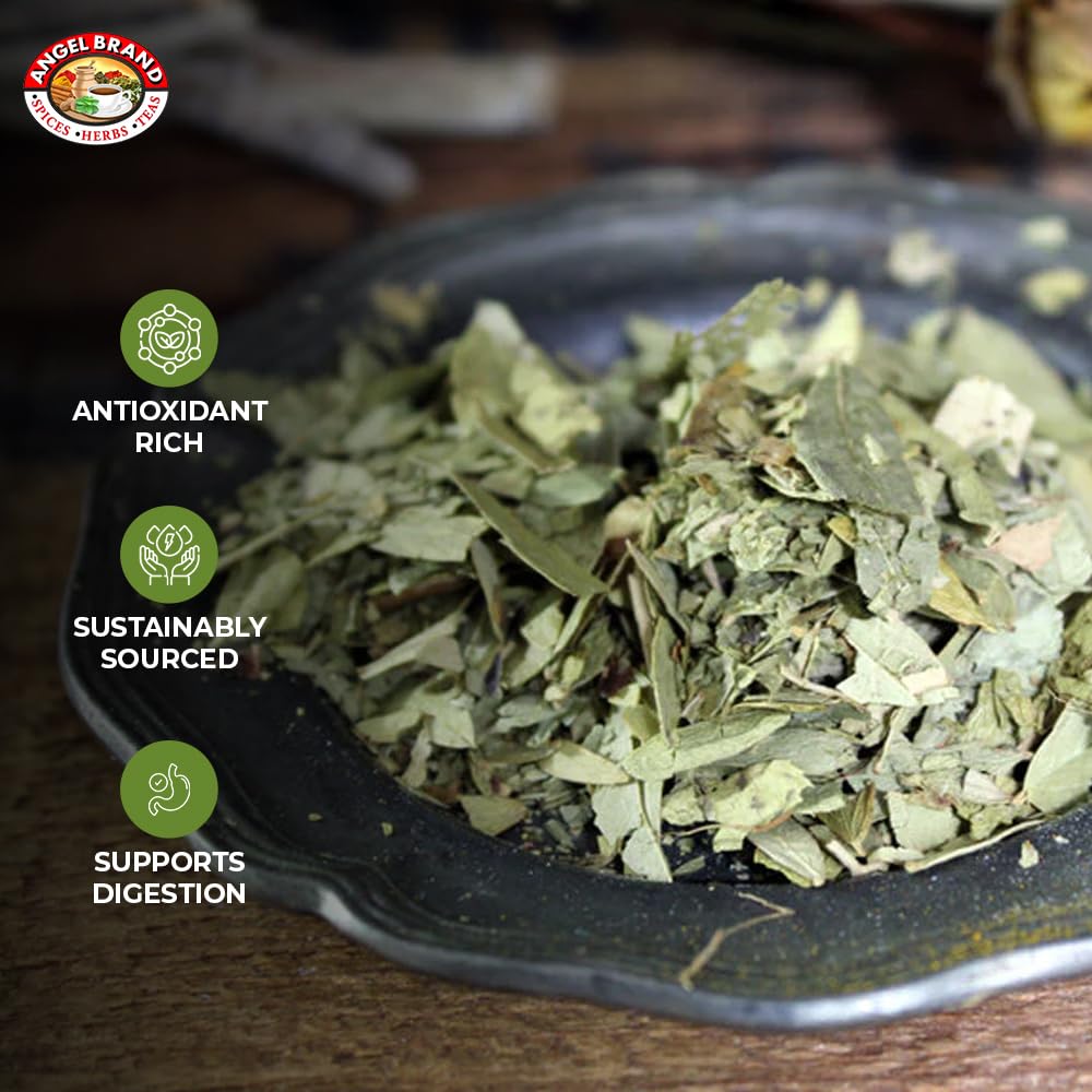 Angel Brand Senna Leaf - 0.5 oz Pouch - Dried Senna Leaves for Tea, Herbal Infusions, and Traditional Uses