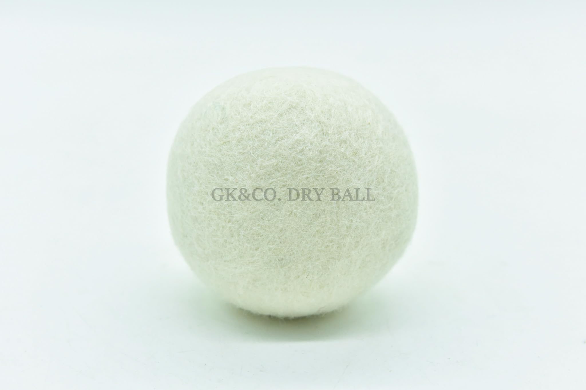 Pack of 10 Wool Laundry Dryer Ball by GK&CO-Reusable Extra Large Premium Natural Fabric Softener, Reduces Clothing Wrinkles, Eco-Friendly~Made of 100%