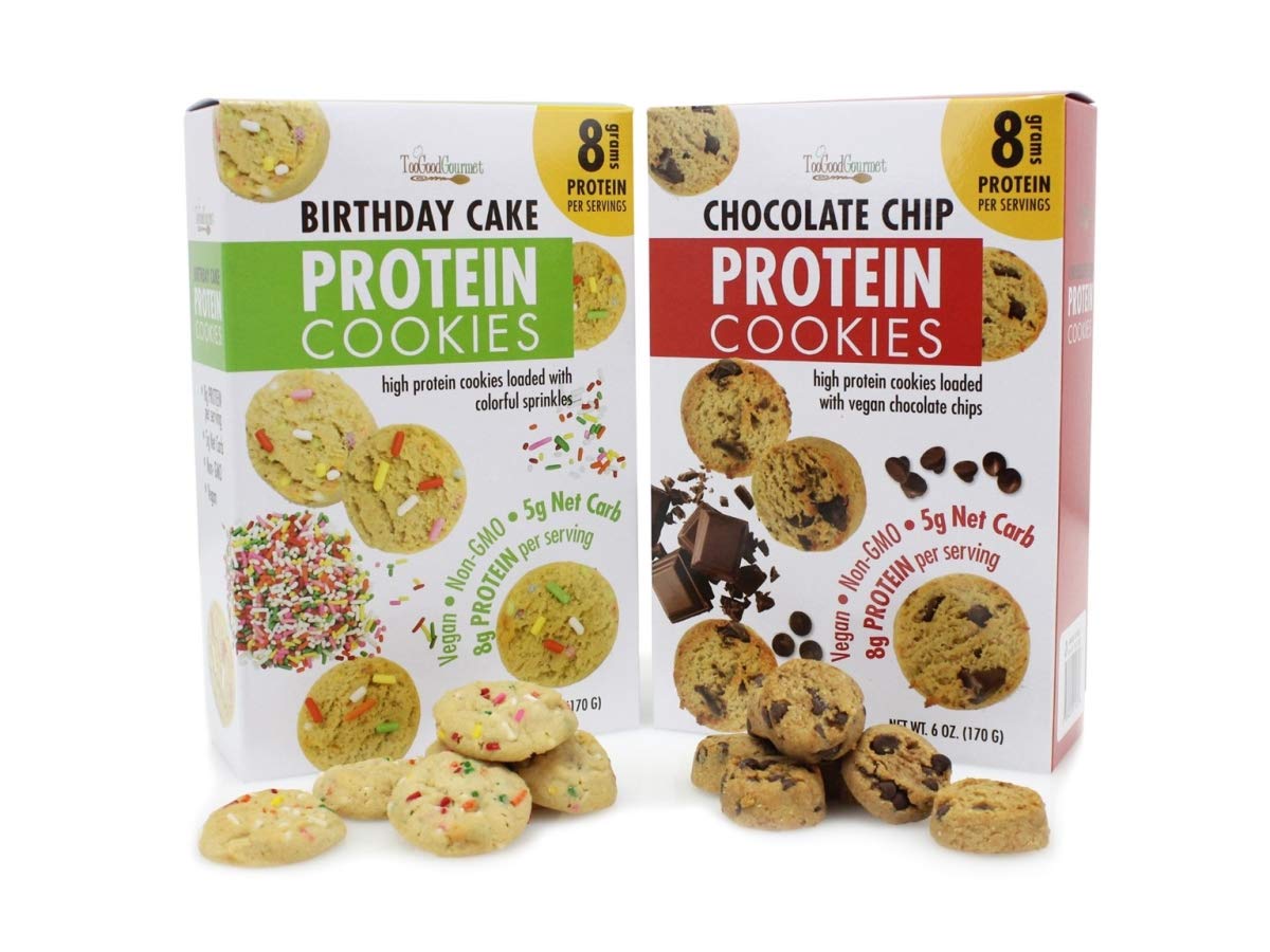 Too Good Gourmet 102.1064R Protein Cookies Sampler Set - Set of 4