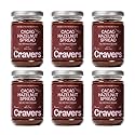 Cravers Cacao Hazelnut Spread - 80% Hazelnut - No Refined Sugar, Vegan, Palm Oil Free & Non-GMO, Creamy Chocolate Spread | 12 oz Jar | Plant Based