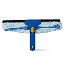 Kleen Handler Professional 2-in-1 Squeegee for Window Cleaning Tool Combo - 14" Squeegee & Microfiber Scrubber Sleeve, Window Glass Cleaning Kit