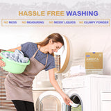 Ambica Travel Laundry Detergent Sheets, Plant-Based Laundry Soap for Fresh Clothes, Hypoallergenic & Free from Harsh Chemicals, Perfect for Sink or