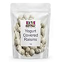 Yogurt Covered Raisins - 1 lb Bulk Bag of Fresh Gourmet Sweet Creamy Chewy Coated Dipped Raisins