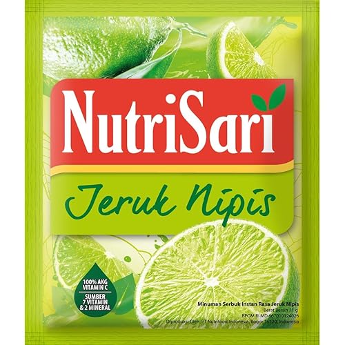 NutriSari Jeruk Nipis Lime Instant Drink Powder 10-ct, 110 gram