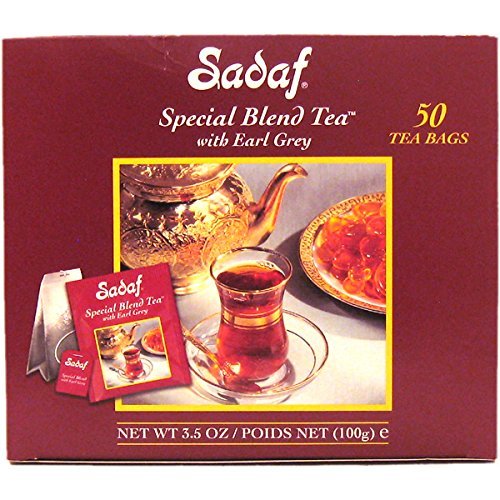 Sadaf Special Blend Tea with Earl Grey, 50-count (Pack of 2)