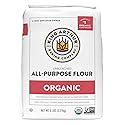 King Arthur 100% Organic All-Purpose Flour, Unbleached, 5 lb Bag - Non-GMO Project Verified, No Preservatives