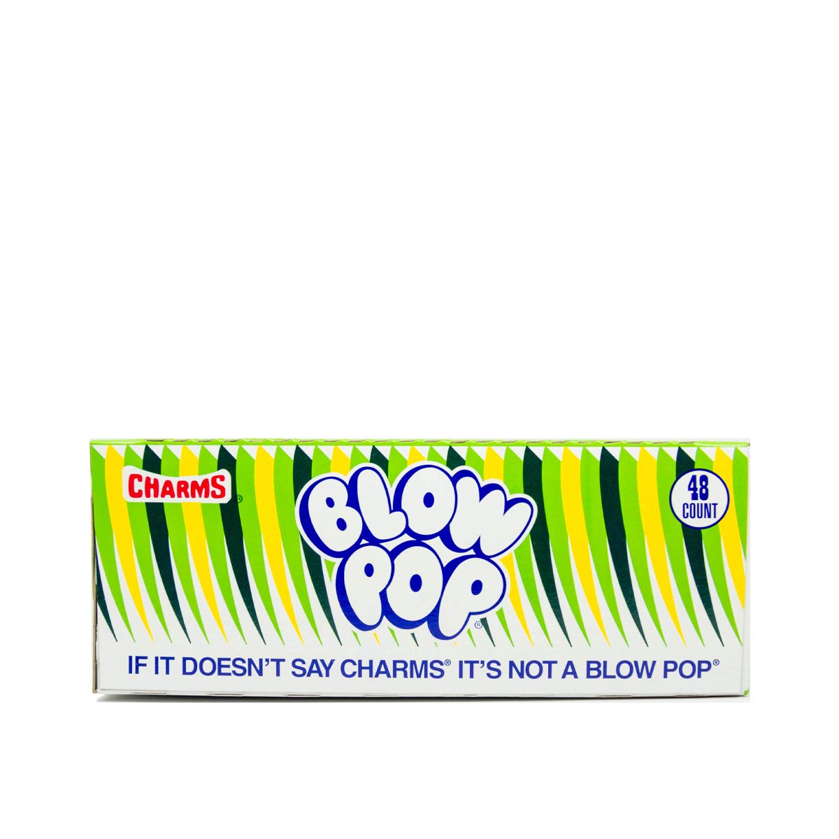 Charms Blow Pop Lollipops - Individually Wrapped Dual Candy and Gum Suckers - Peanut Free, Gluten Free - Bulk Treat for Kids and Adults - Sour Apple