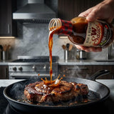 Bear & Burton's The W Sauce Fireshire Sauce - 12 oz Bottles - Worcestershire Style - Worshestire Flavor - Worcester Alternative Original