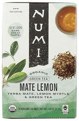 Numi Tea Organic Mate Lemon Green Tea (3x18 bag)