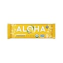 ALOHA Organic Plant Based Protein Bars - Lemon Cashew - Single Bar - Vegan, Low Sugar, Gluten-Free, Paleo, Low Carb, Non-GMO, No Stevia & No