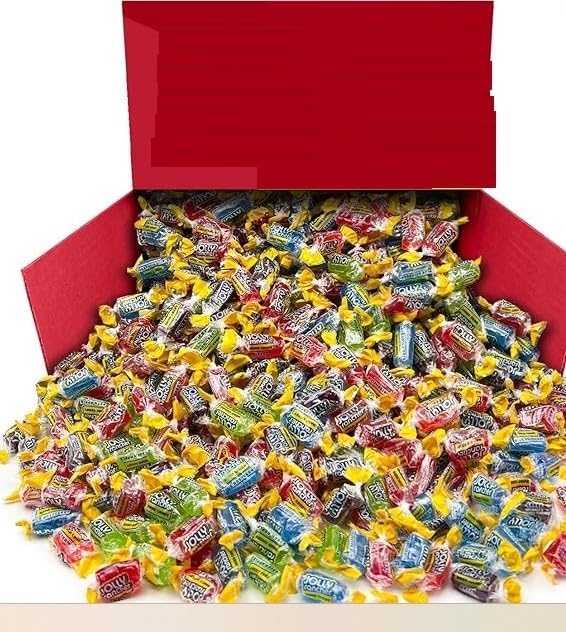Jolly Rancher Hard Candy Bulk -10LB - 720 pieces - Assorted Variety Individually Wrapped Hard Candy to Celebrate Birthdays, Halloween, Easter Hunt