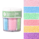 Sweets Indeed Dye Free Sugar Sprinkles, Pastel 6 Cell Edible Sprinkle Mix Perfect for Spring Cake Decorations Baking Ice Cream Cookies Cupcake Topper