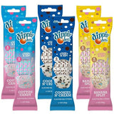 Dippin’ Dots Magically Flavored Milk Straws, Cotton Candy, Cookies 'n Cream, and Banana Split, 6-Pack Party Bundle (30 Count) | Fun Magic Straws