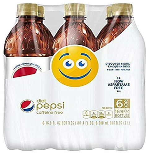 Pepsi Caffeine Free Diet Bottle, 6 ct
