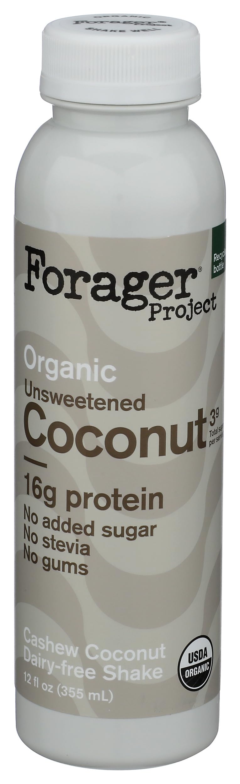 Forager Project Organic Unsweetened Cashew Coconut Shake, 12 FZ