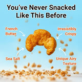 Nongshim Ppang Bujang Salted Butter Roll Snack - Savory and Salty Baked Good with Salted Butter, Croissant Shaped, Soft and Crunchy Korean Snack, 1.94