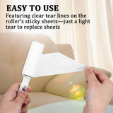 36 Pcs Lint Roller for Pet Hair Extra Sticky and Clothes,Mini Travel Lint Rollers Disposable Sheets Remove Dog/Cat Hair for Home Car Travel Use