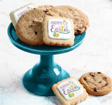 Happy Easter Cookie Gift Basket Chocolate Chip Cookies For Men Women Kids | INDIVIDUALLY WRAPPED | Large Cookies Fresh Bakery Treats Assortment