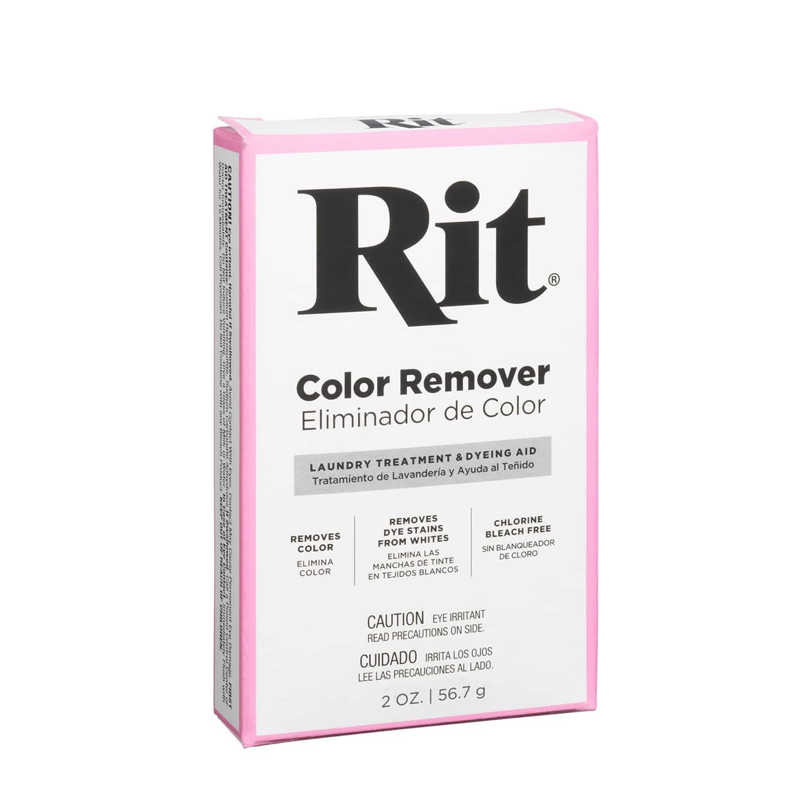 2oz. Rit Color Remover - Removes Stains from Cotton, Linen, Wool, Rayon, and Ramie - Bulk 12 Pack