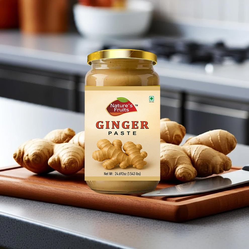 Ginger Paste - 28 oz - Pure, Vibrant Ginger Flavor - Ready-to-Use for Curries, Sauces, Soups & More - Ideal for Commercial Kitchens