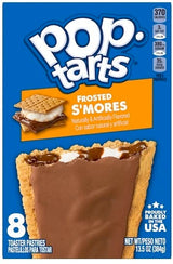 Pop Tart Frosted Toaster Pastries Variety, Hot Fudge Sundae, S'mores, Chocolate Fudge, and Cookies & Creme, 13.5 Ounce (Pack of 4) - with Two Make