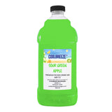 Coolbreeze Sour Green Apple Frozen Drink Machine Mix - Ready to Use Frozen Slushie Flavor Syrup - 1/2 Gallon Bottle