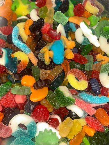 Exotic Gummy Mix - Premium Assorted Candy Variety - Fruity, Sour, & Unique Gummies - Fun Snack Gift for All Ages - Available in 8oz, 1lb, 2lb, 3.25lb